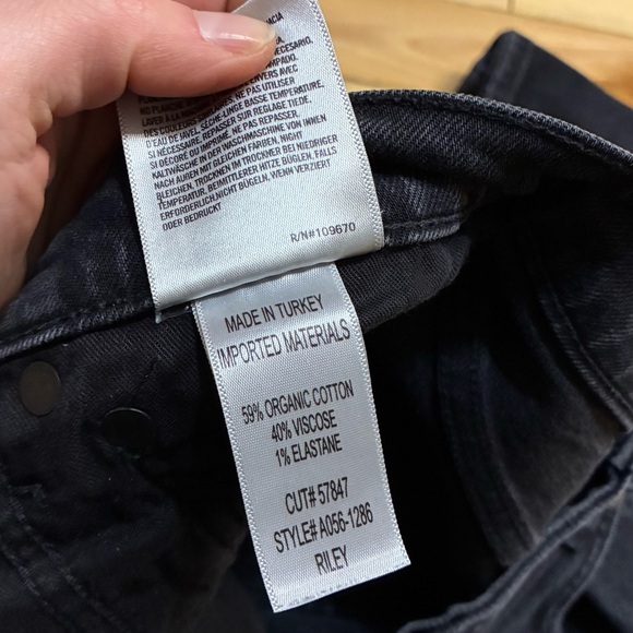 Agolde Riley High Rise Straight Crop (stretch) - Picture 8 of 8